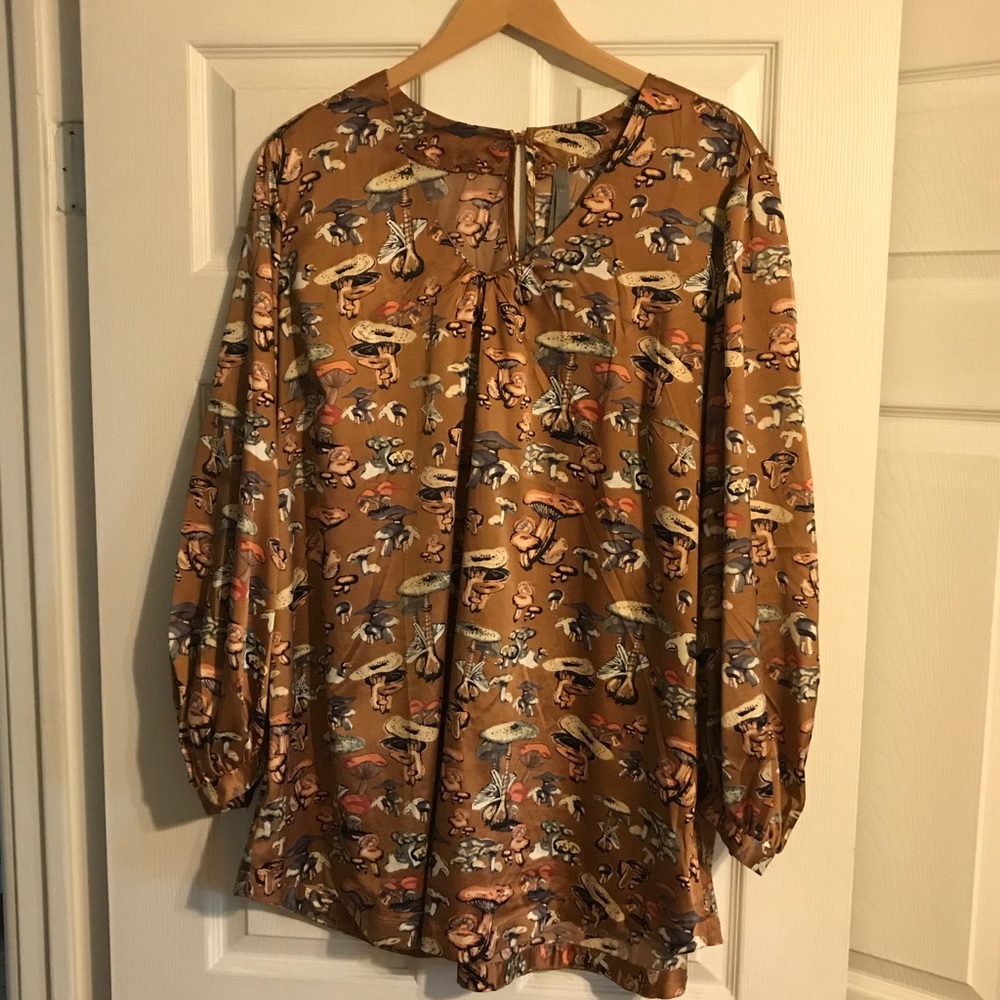 Silky Mushroom 🍄 blouse 🌱
